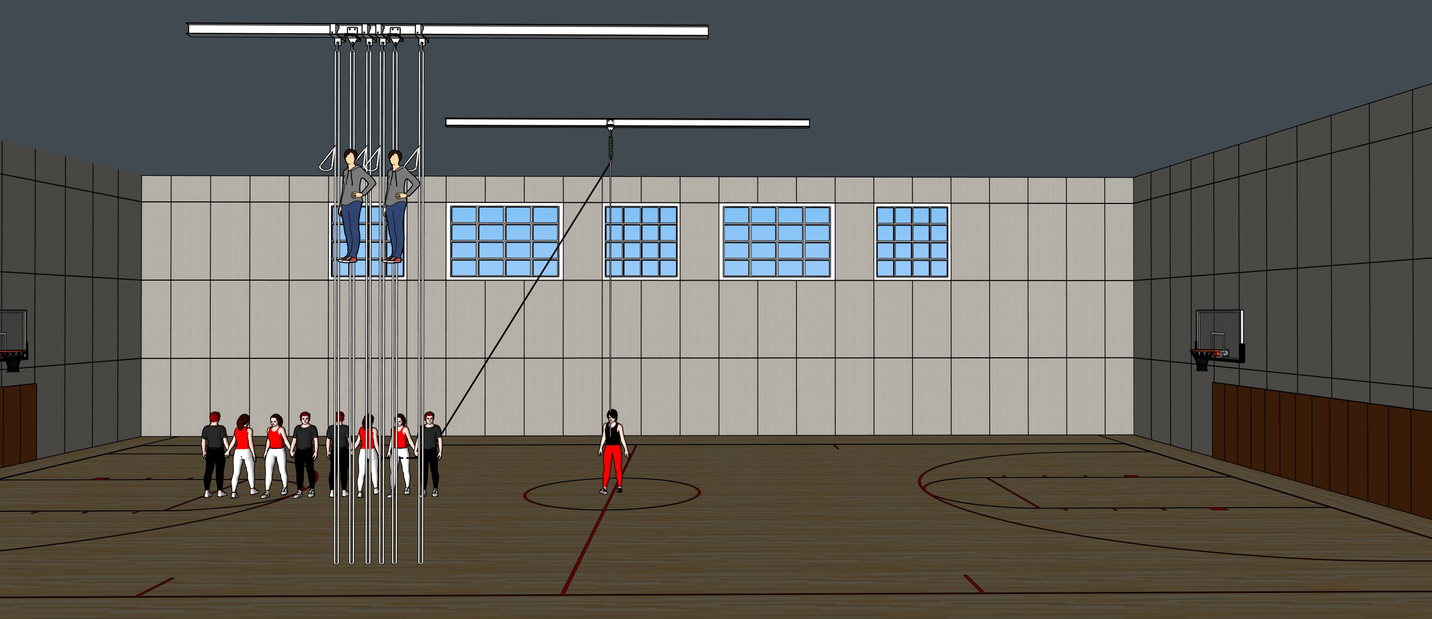 Noyes Indoor Adaptive Challenge Course